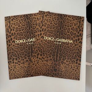 Dolce Gabbana Luxury Living Magazine book booklet, set of two